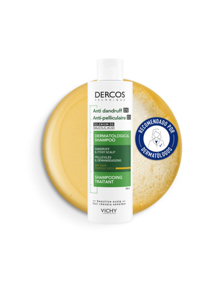 Vichy Dercos Technique Anticaspa Ds Champú Cabello Seco 200Ml