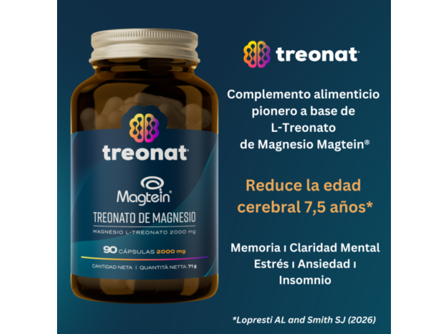 Treonat Treonato De Magnesio 90 Cápsulas