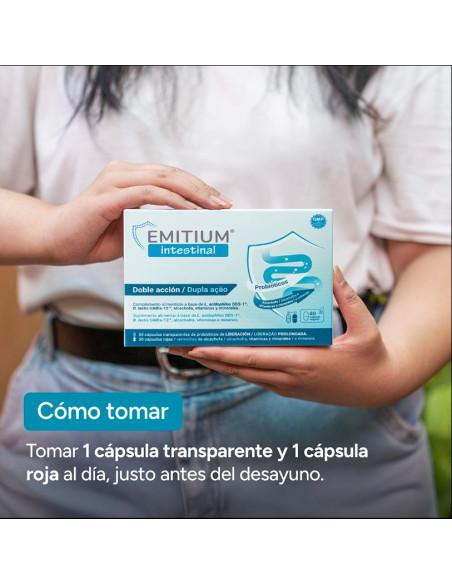 Niam Emitium Intestinal 30+30 Cápsulas
