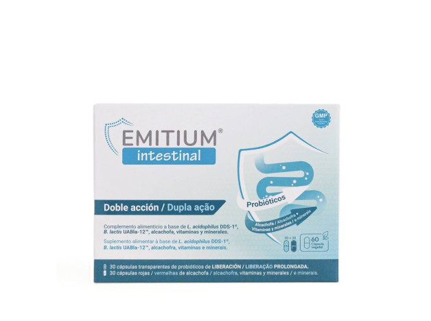 Niam Emitium Intestinal 30+30 Cápsulas