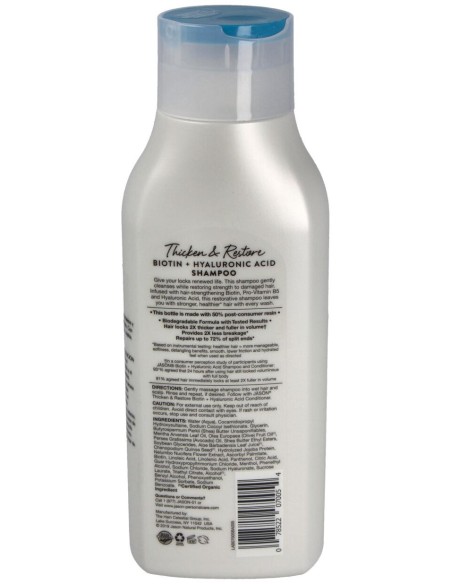 Champu Biotina + Acido Hialuronico 473Ml.