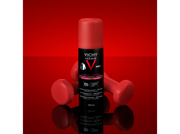 Vichy Clinical Control 96h Homme Antitranspirante Spray 125 ml