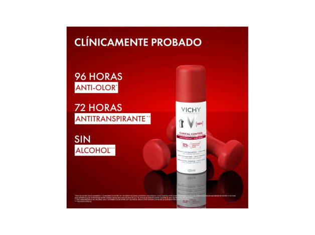 Vichy Clinical Control 96h Mujer Antitranspirante Spray 125 ml