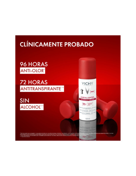 Vichy Clinical Control 96h Mujer Antitranspirante Spray 125 ml
