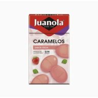 Juanola Caramelos Balsámicos Fresa 10 Uds – Suaviza la garganta,