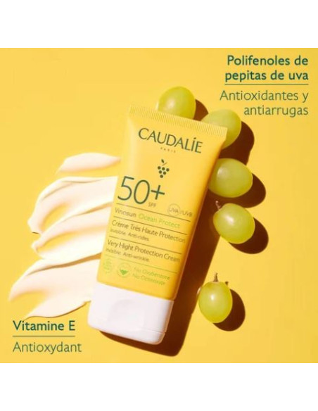 Caudalie Vinosun Protect Crema de Alta Protección SPF50 50 ml