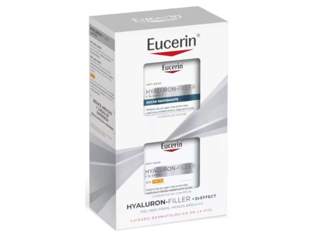 Eucerin Hyaluron Filler Cofre 3x Effect Día 50...