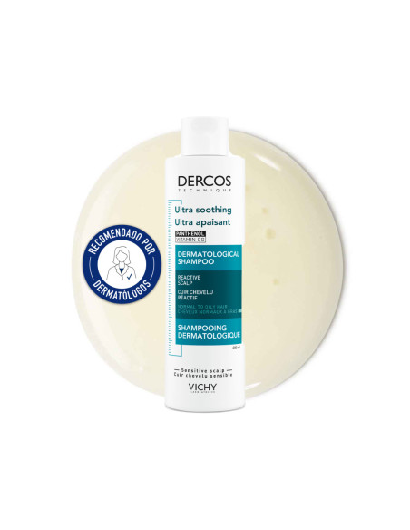 Vichy Dercos Champú Ultracalmante Cabello Normal/Graso 200 ml