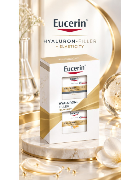Eucerin Cofre Elasticity Hyaluron Filler Crema Día SPF30 50 ml + Noche 50 ml