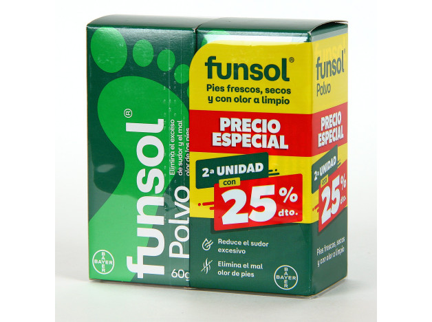Funsol Pack Polvo 60 gramos 2 unidades