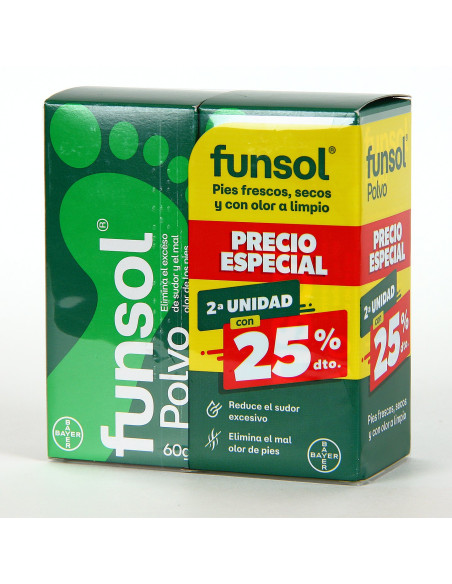 Funsol Pack Polvo 60 gramos 2 unidades