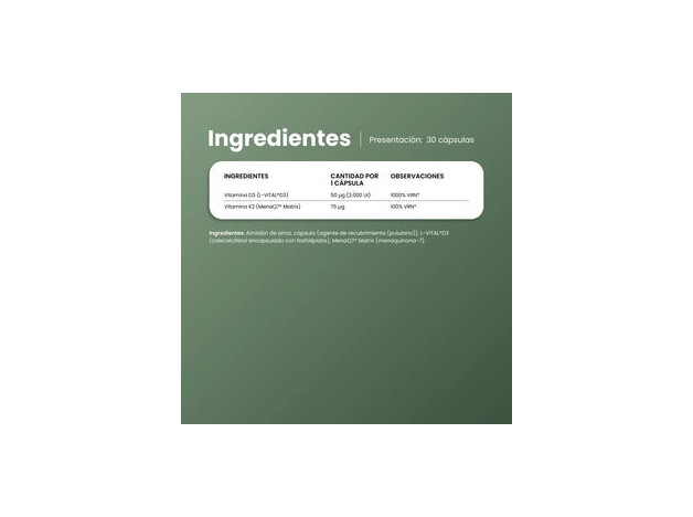 Naturadika Essentials Duowel D3+k2 30 Caps