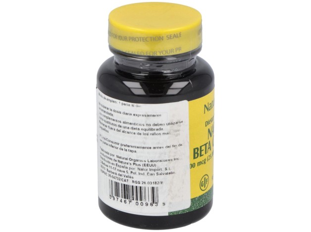 Nature'S Plus Beta Caroteno 90 Perlas