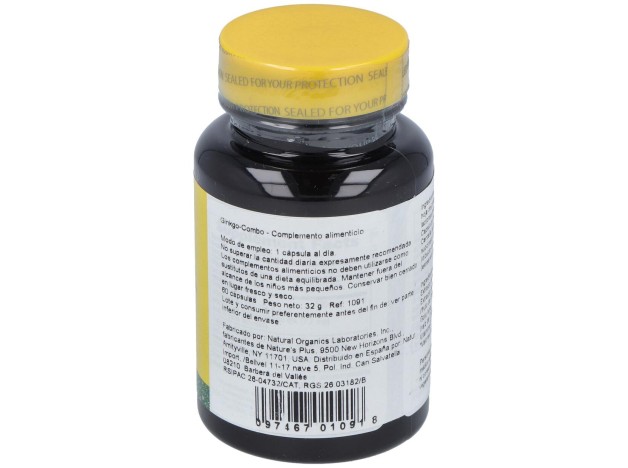 Nature'S Plus Ginkgo Combo 60  Caps