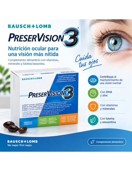 Preservision 3 180 cápsulas