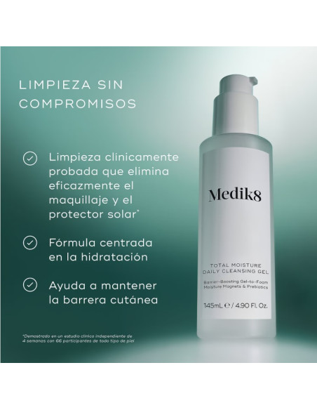 Medik8 Total Moisture Daily Cleansing Gel 145 ml