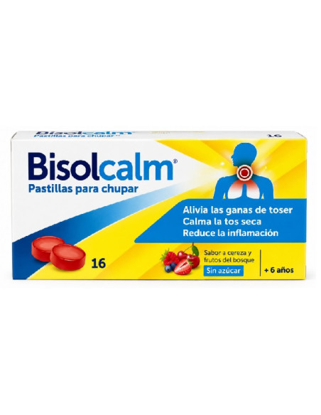 Bisolcalm 16 Pastillas Cereza Y Frutos Del Bosque