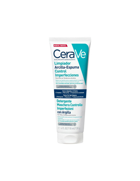 CeraVe Limpiador Arcilla-Espuma Control Imperfecciones 118 ml