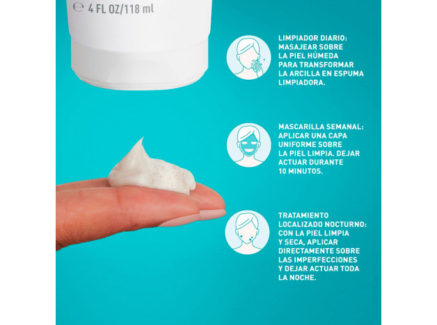 CeraVe Limpiador Arcilla-Espuma Control Imperfecciones 118 ml