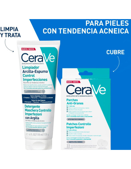 CeraVe Limpiador Arcilla-Espuma Control Imperfecciones 118 ml