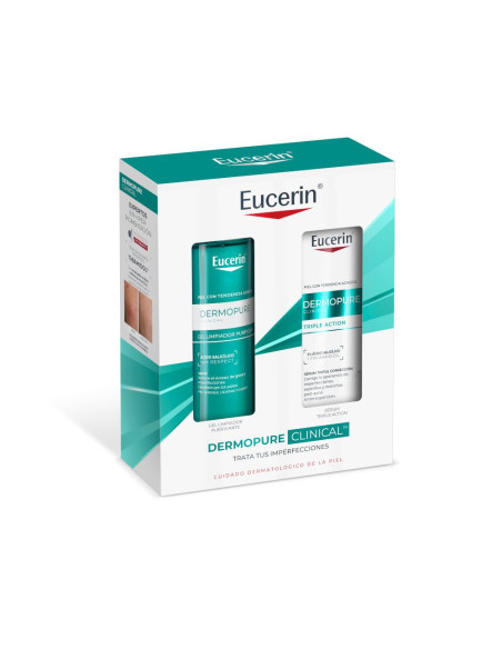 Eucerin Cofre Dermopure Gel Limpiador 200 ml + Sérum 40 ml