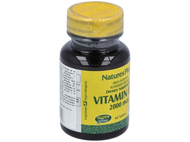 Nature'S Plus Vitamina B12 2000Mcg 60Comp