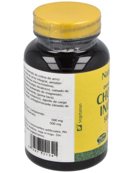 Naturesplus Colina %26 Inositol 500Mg 60Comp