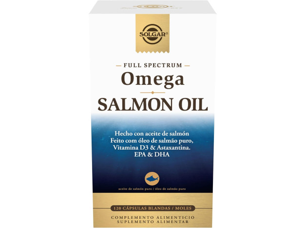 Solgar Full Spectrum Omega Salmon Oil 120 Cápsulas