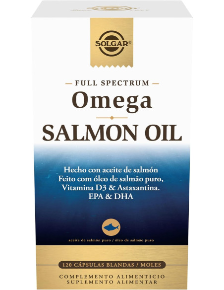 Solgar Full Spectrum Omega Salmon Oil 120 Cápsulas