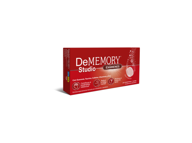 DeMemory Studio Exámenes 30 Comprimidos Efervescentes Sabor Naranja