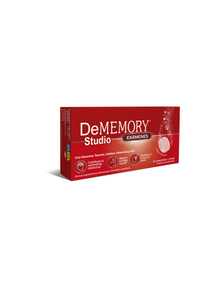 DeMemory Studio Exámenes 30 Comprimidos Efervescentes Sabor Naranja