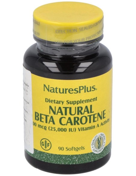 Nature'S Plus Beta Caroteno 90 Perlas
