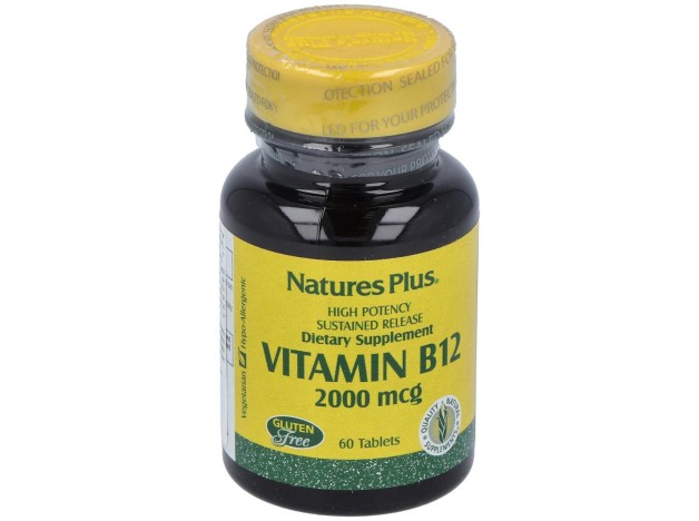 Nature'S Plus Vitamina B12 2000Mcg 60Comp