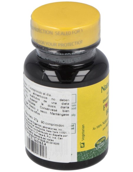 Natures Plus Acido Folico 800 Mcg 90 Comprimidos