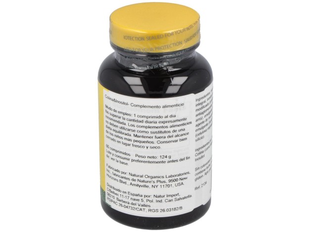Naturesplus Colina %26 Inositol 500Mg 60Comp