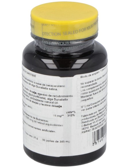 Nature'S Plus Beta Caroteno 90 Perlas