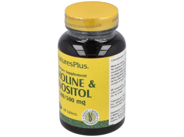 Naturesplus Colina %26 Inositol 500Mg 60Comp