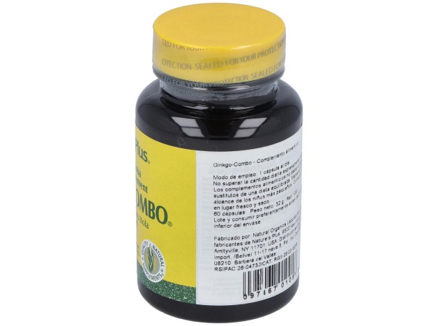 Nature'S Plus Ginkgo Combo 60  Caps