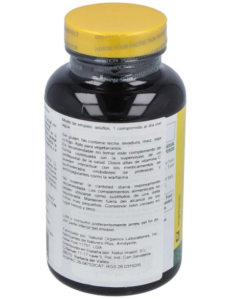 Vit. C 1000Mg.Con Escaramujo 180Comp.