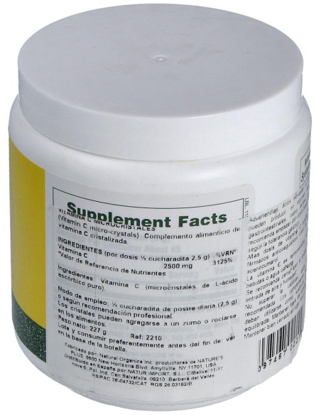 Naturesplus Vitamina C Microcristales 227G
