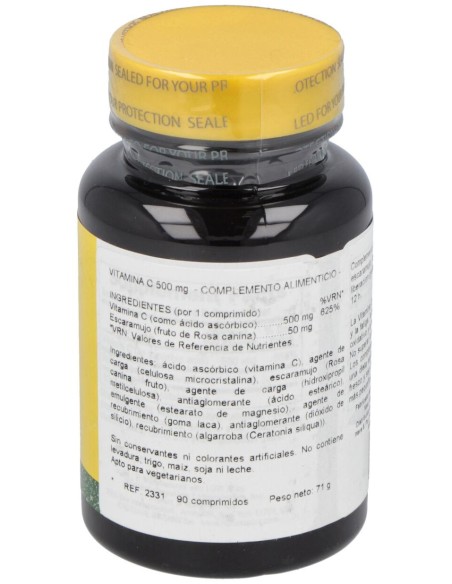 Vit. C 500Mg + Escaramujo (Accion Retard.) 90Comp
