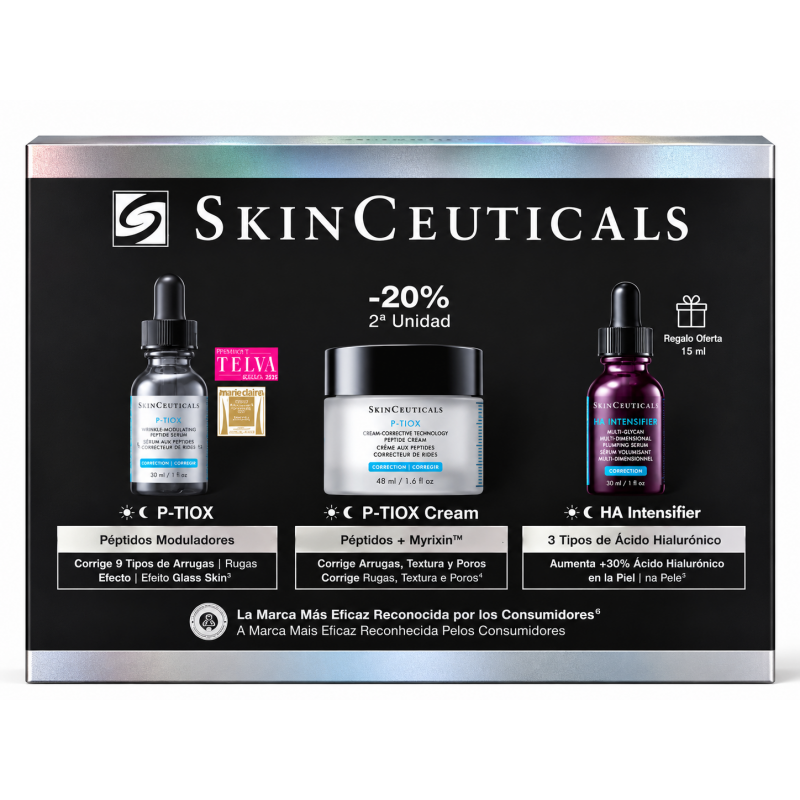 Skinceuticals Cofre Duo P-Tiox Sérum + Ptiox Crema + Minitalla HA Intensifier