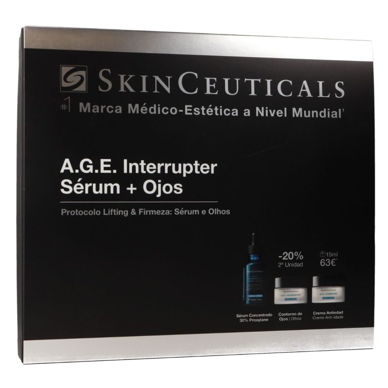 Skinceuticals Cofre Hyaluronic Sérum + Age Advance Eye + Minitalla Age Interrupter 15 ml