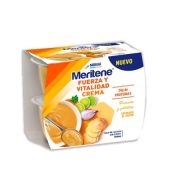 Meritene Fuerza y Vitalidad Crema de Puerros y Patatas, pack de 2 tarrinas de 200 ml