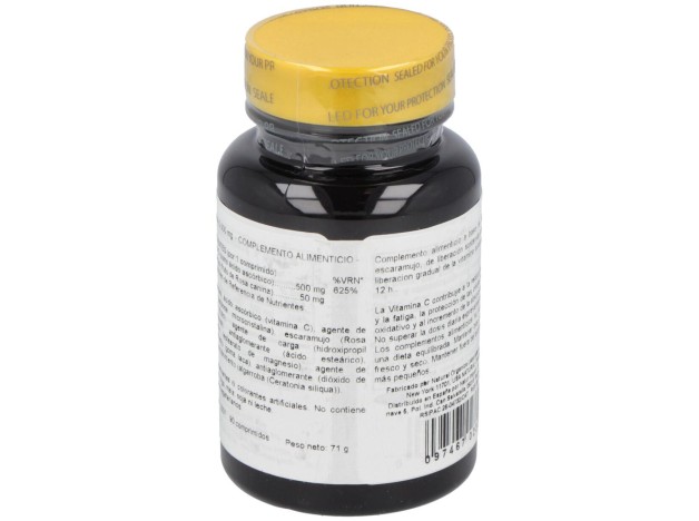 Vit. C 500Mg + Escaramujo (Accion Retard.) 90Comp