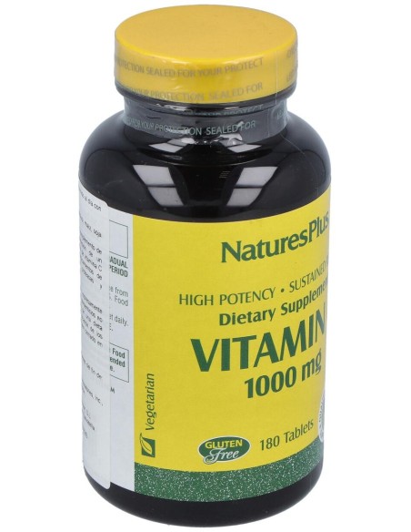 Vit. C 1000Mg.Con Escaramujo 180Comp.