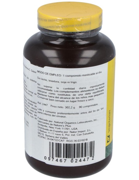 Lovites 500Mg. (Sabor Cereza) 90 Comp. Masticables