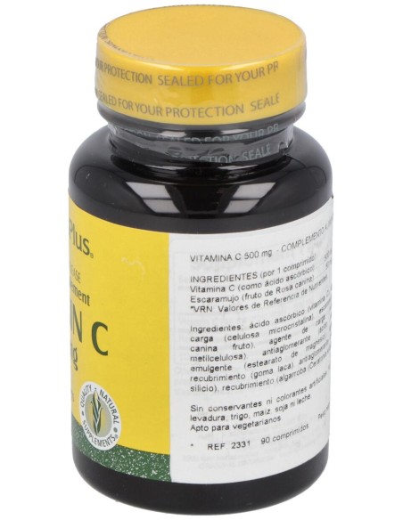 Vit. C 500Mg + Escaramujo (Accion Retard.) 90Comp