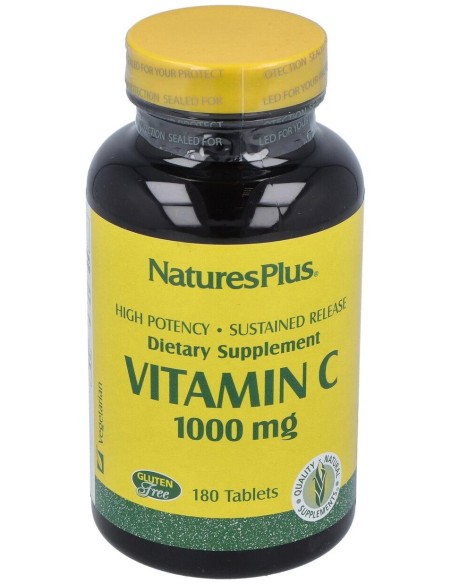 Vit. C 1000Mg.Con Escaramujo 180Comp.