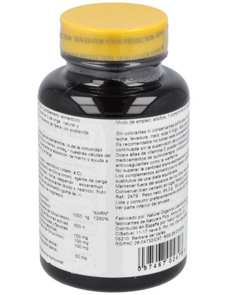 Super C Complex+Bioflavonoides(Accion Retard.)60Co